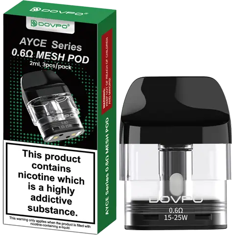 dovpo ayce pro pods, ohms: 0.6
