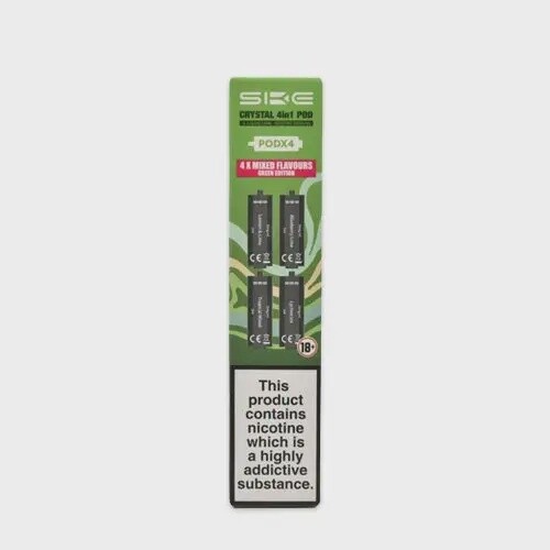 Crystal 2400 4 in 1 Prefilled Pods - 4PK, flavour: green edition