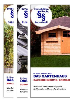 Gartenhaus sicher planen – 3 Guides zu Baugenehmigung, Photovoltaik &amp; Entwässerung