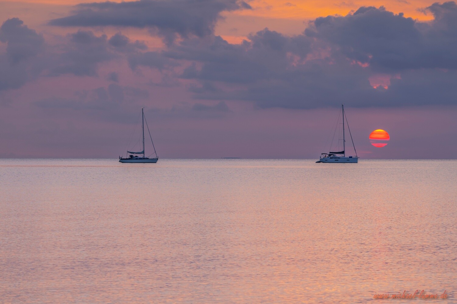Sonnenaufgang über Ostsee