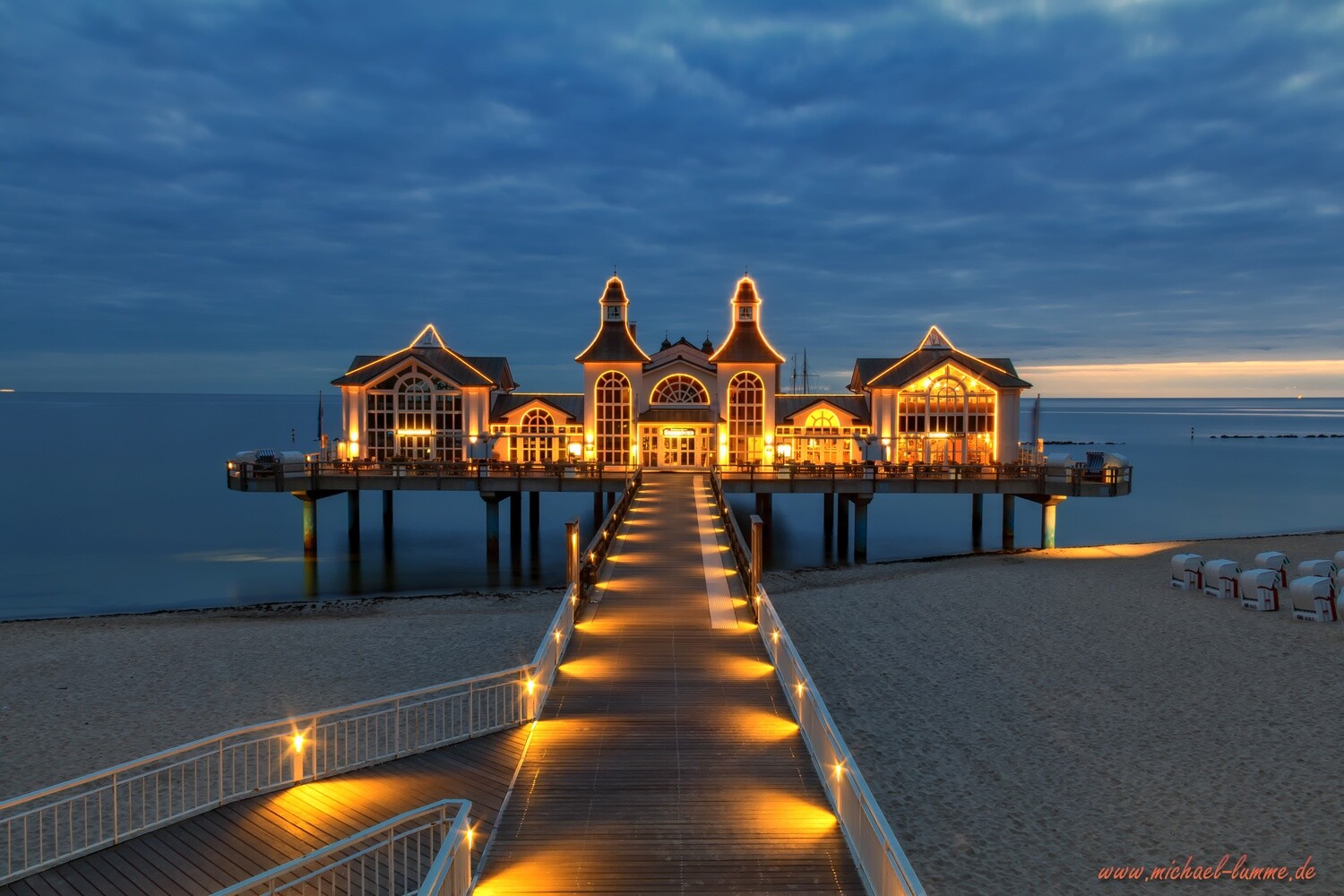 Die Seebrücke Sellin auf der Insel Rügen