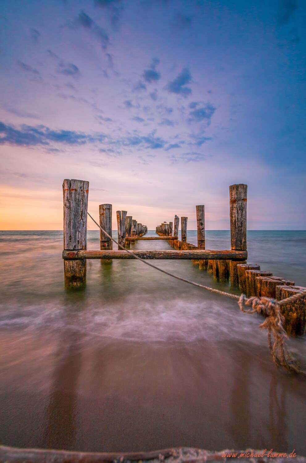 Sonnenuntergang an der Ostsee