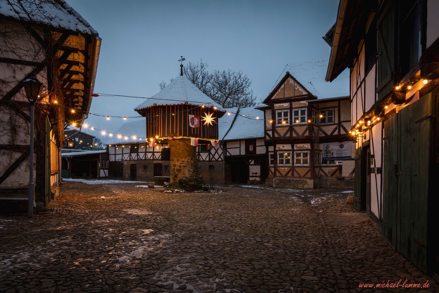 Der Schäfers Hof in Osterwieck in der Adventszeit