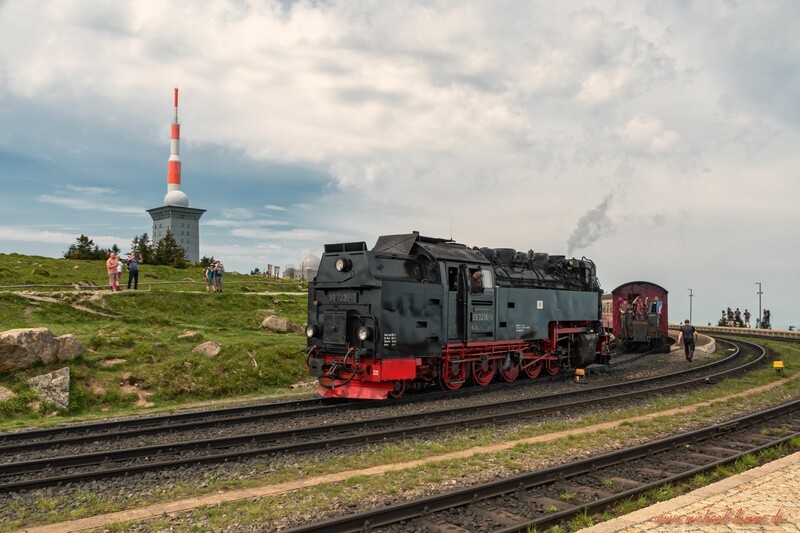 Auf dem Brocken mit der Brockenbahn