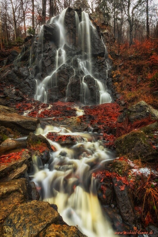 Der Radauwasserfall bei Bad Harzburg