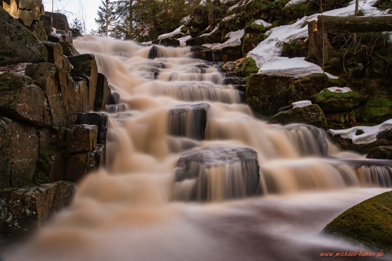 Der Wasserfall vom Oderteich