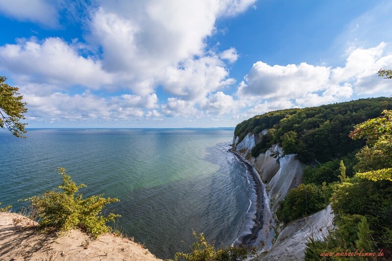 Die Ernst-Moritz-Arndt-Sicht in Naturpark Jasmund