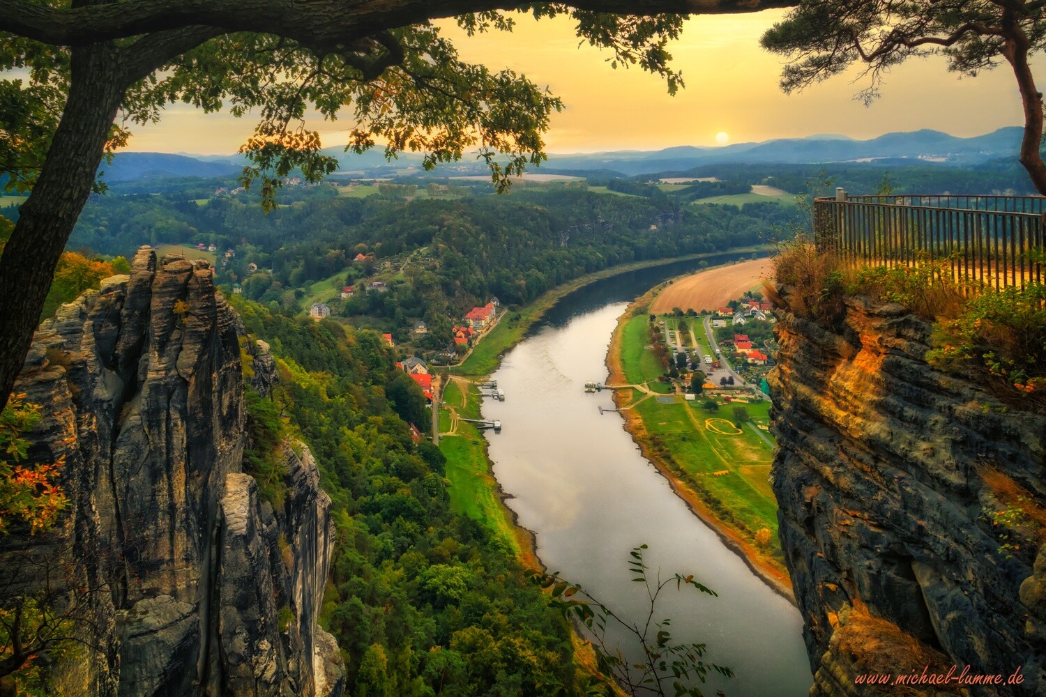 Aussichtsplattform an der Bastei