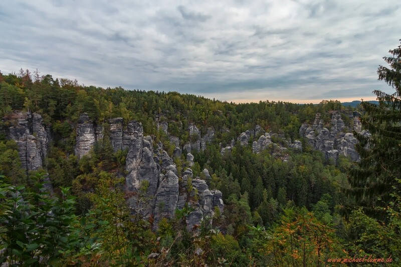 Die Sächsische Schweiz im Elbsandsteingebirge