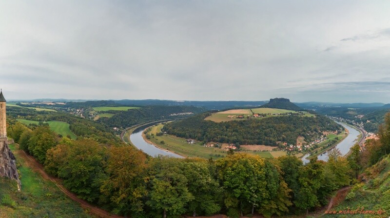 Aussicht von der Festung Königstein