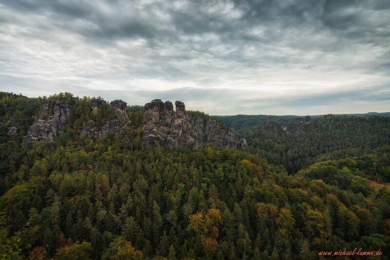 Die Sächsische Schweiz mit dem Elbsandsteingebirge