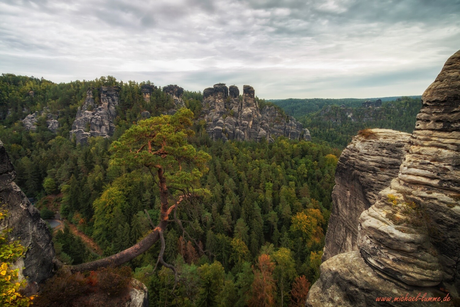Die Sächsische Schweiz mit dem Elbsandsteingebirge