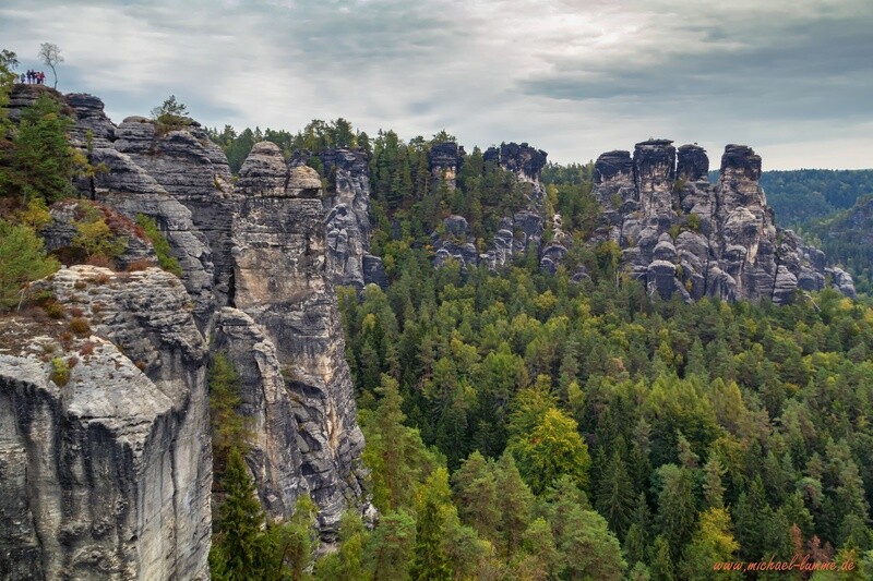 Die Sächsische Schweiz mit dem Elbsandsteingebirge