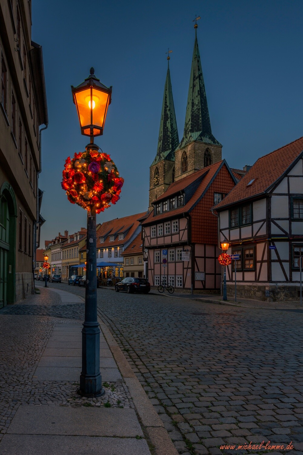 Blick auf die Nikolai Kirche