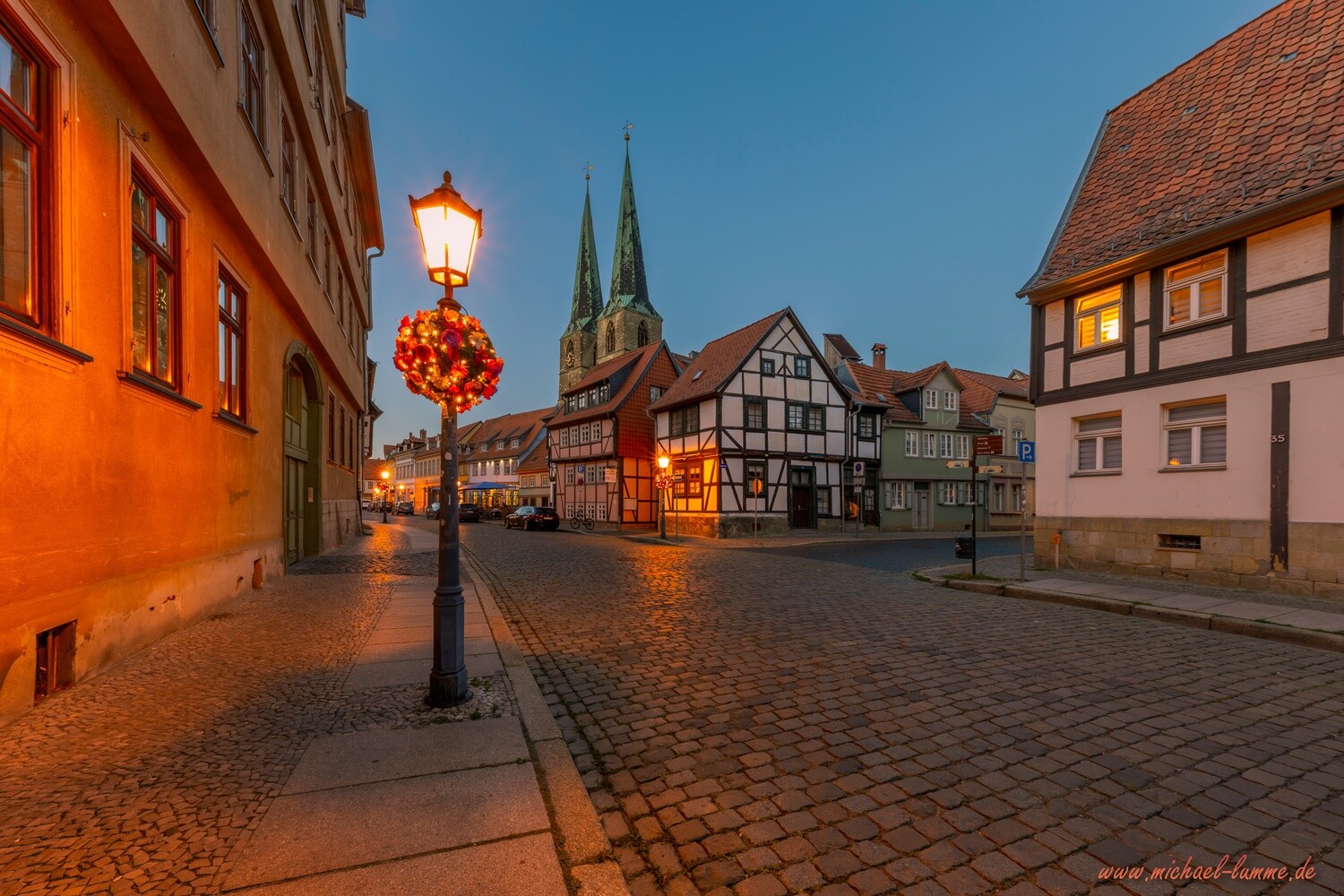 Blick auf die Nikolai Kirche