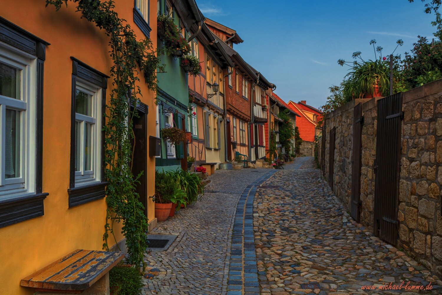 Am Schlossberg von Quedlinburg