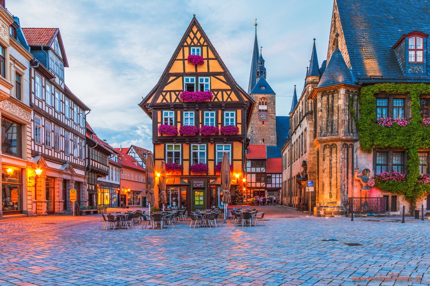 Am Marktplatz von Quedlinburg