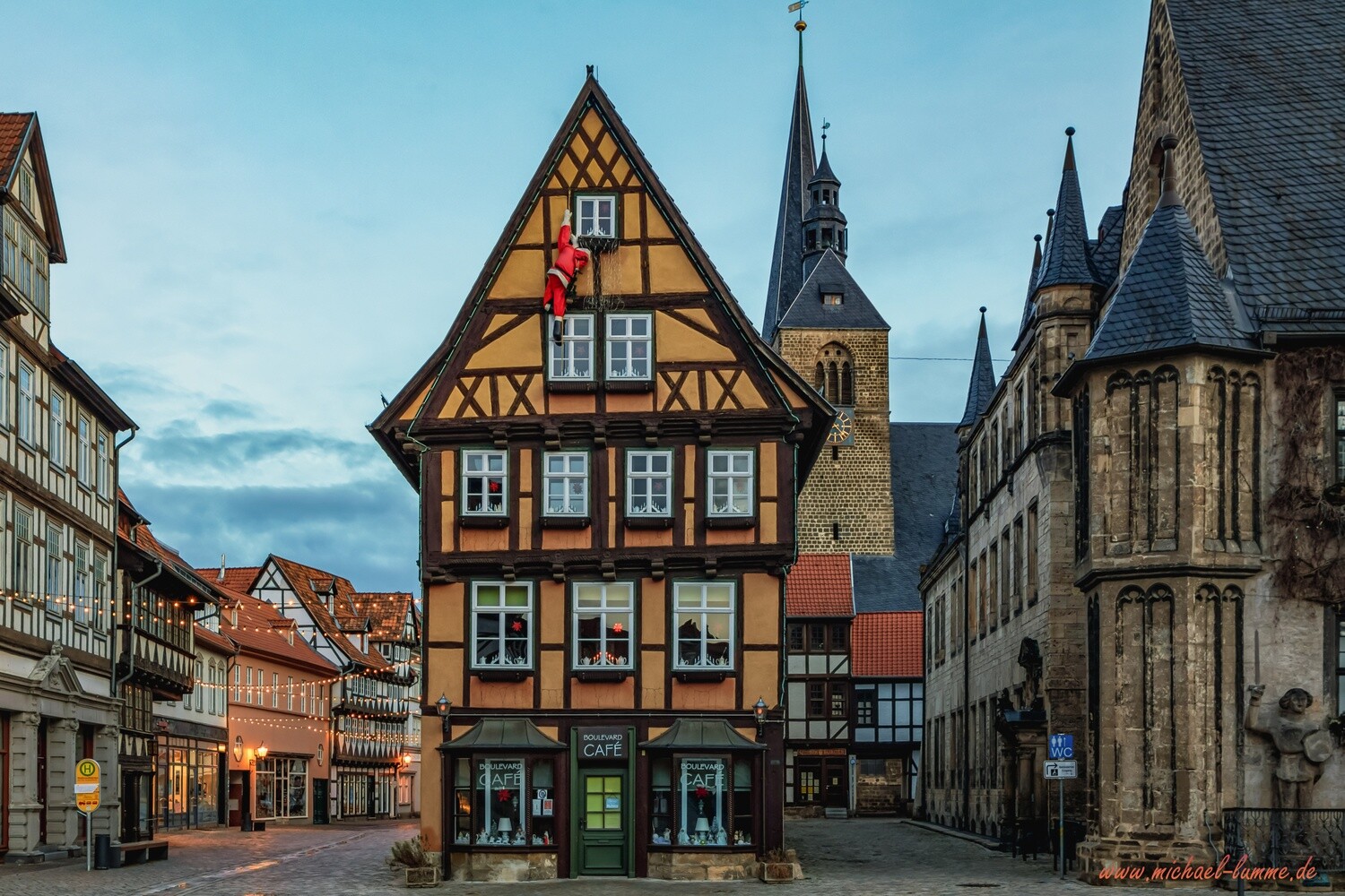 Am Marktplatz von Quedlinburg
