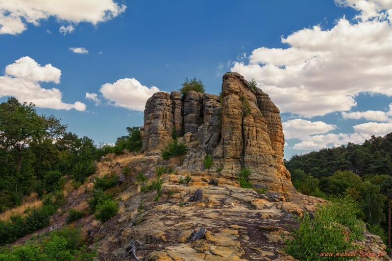 Die Klusberge in Halberstadt