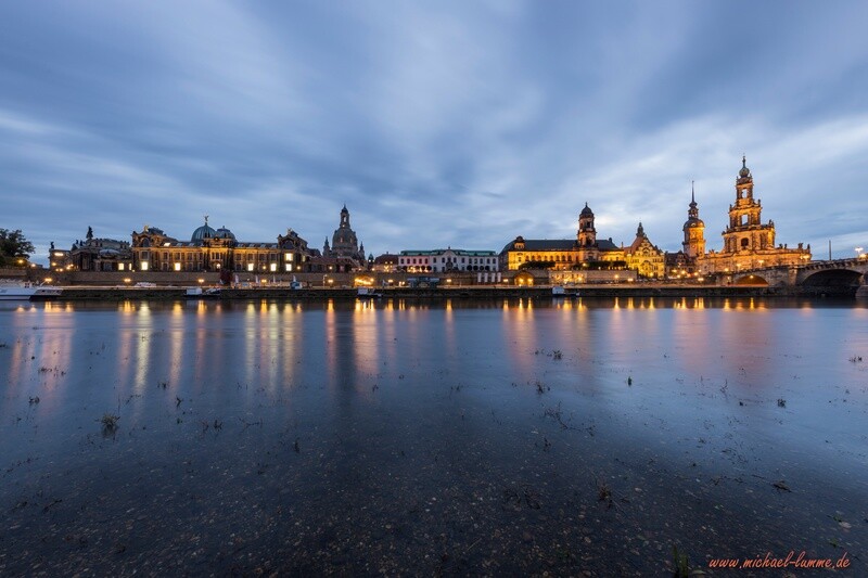 Die Skyline von Dresden