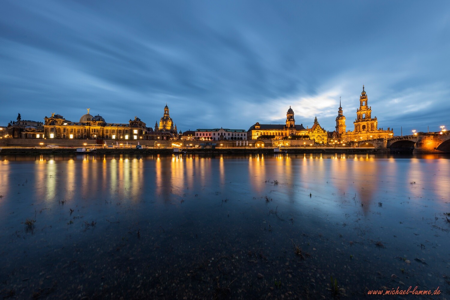 Die Skyline von Dresden
