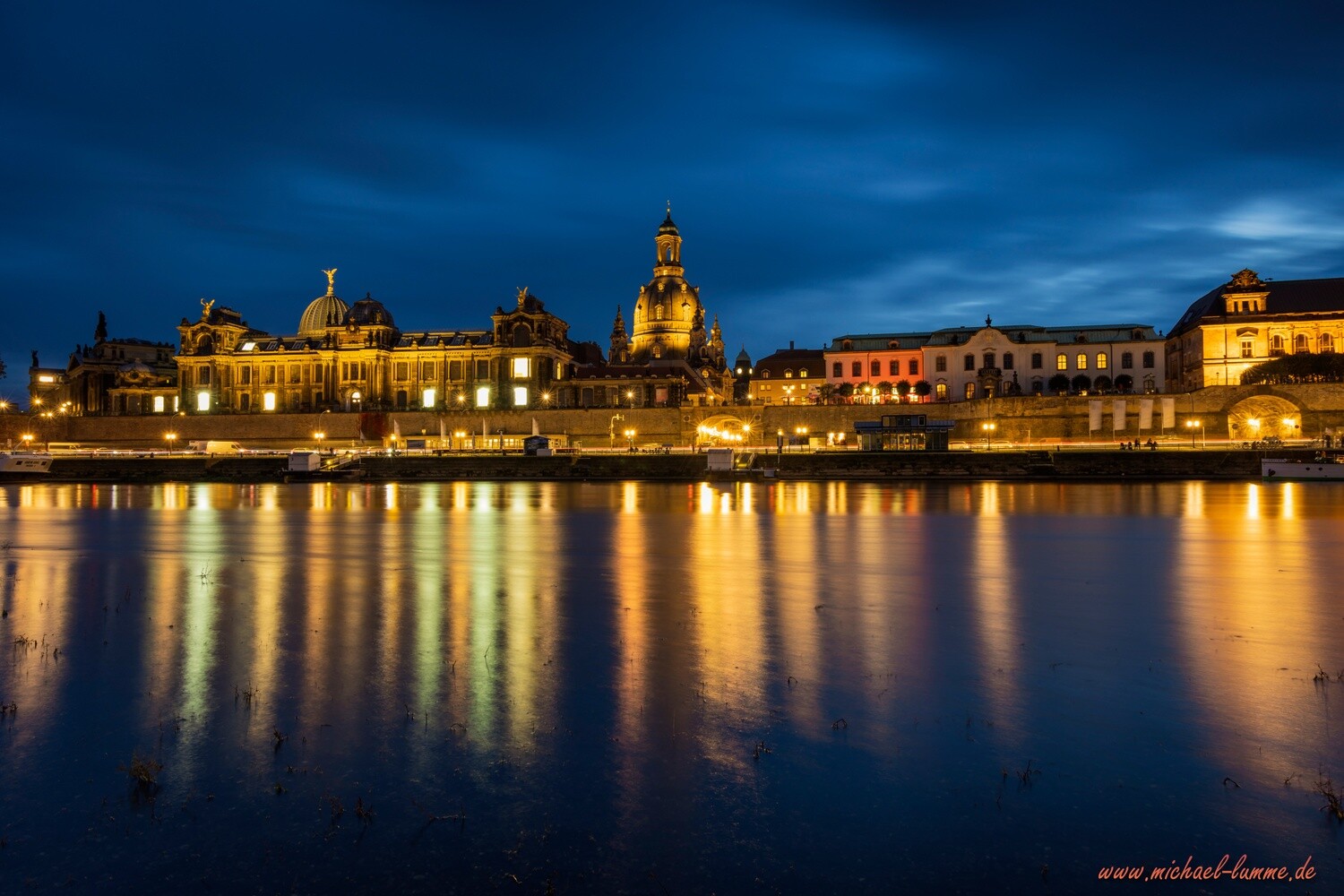 Die Skyline von Dresden