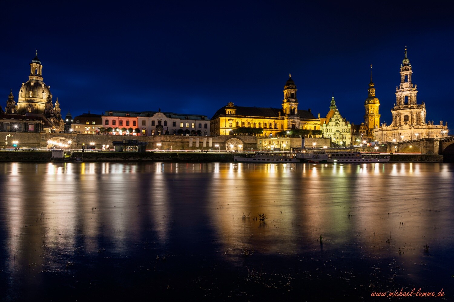 Die Skyline von Dresden