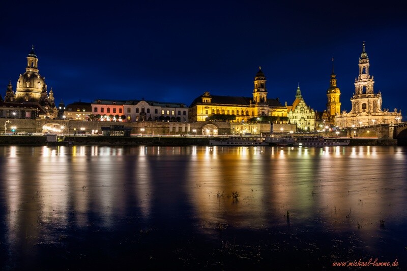 Die Skyline von Dresden