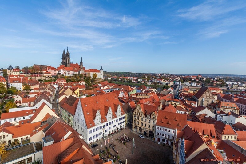 Über den Dächern von Meißen