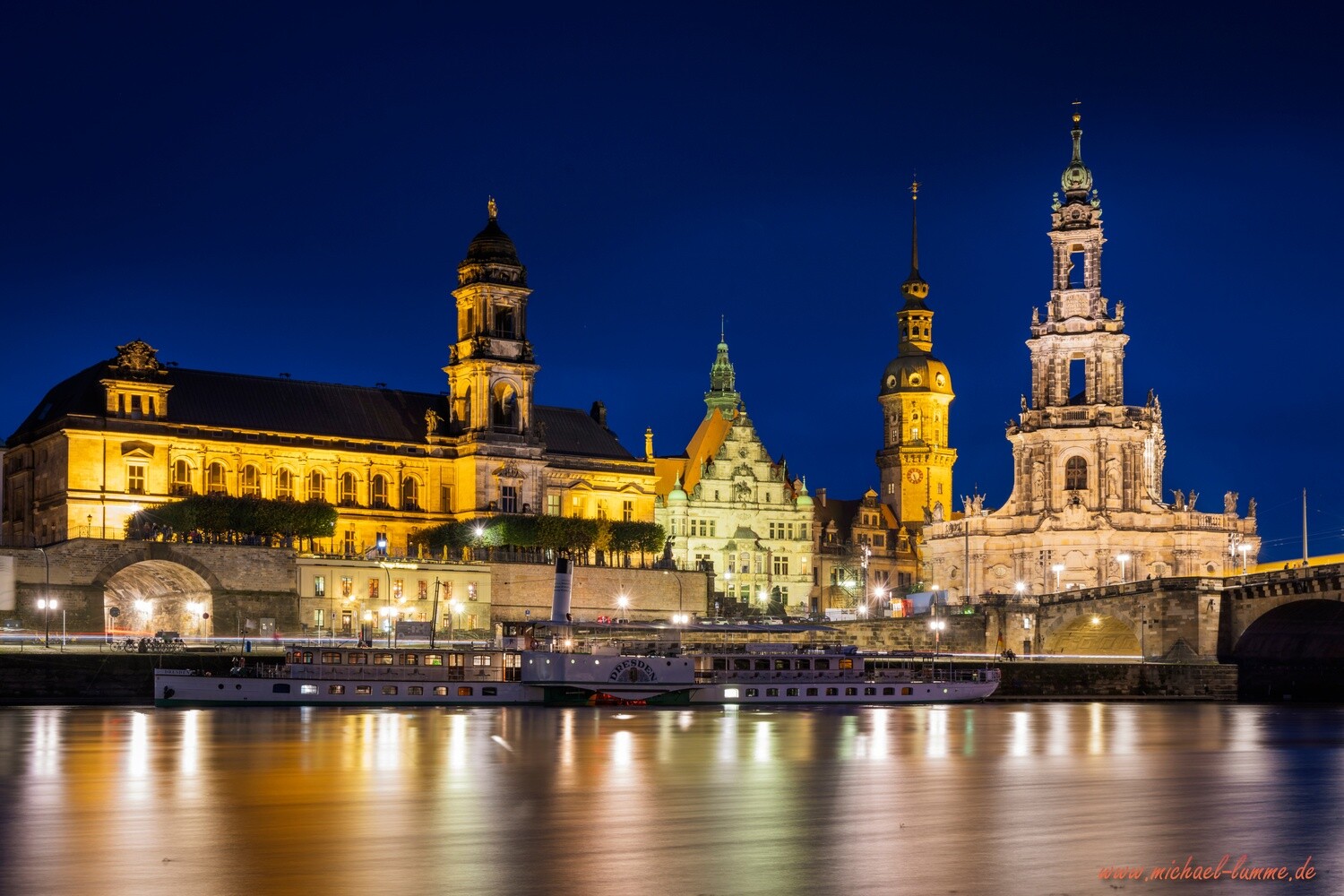 Die Skyline von Dresden