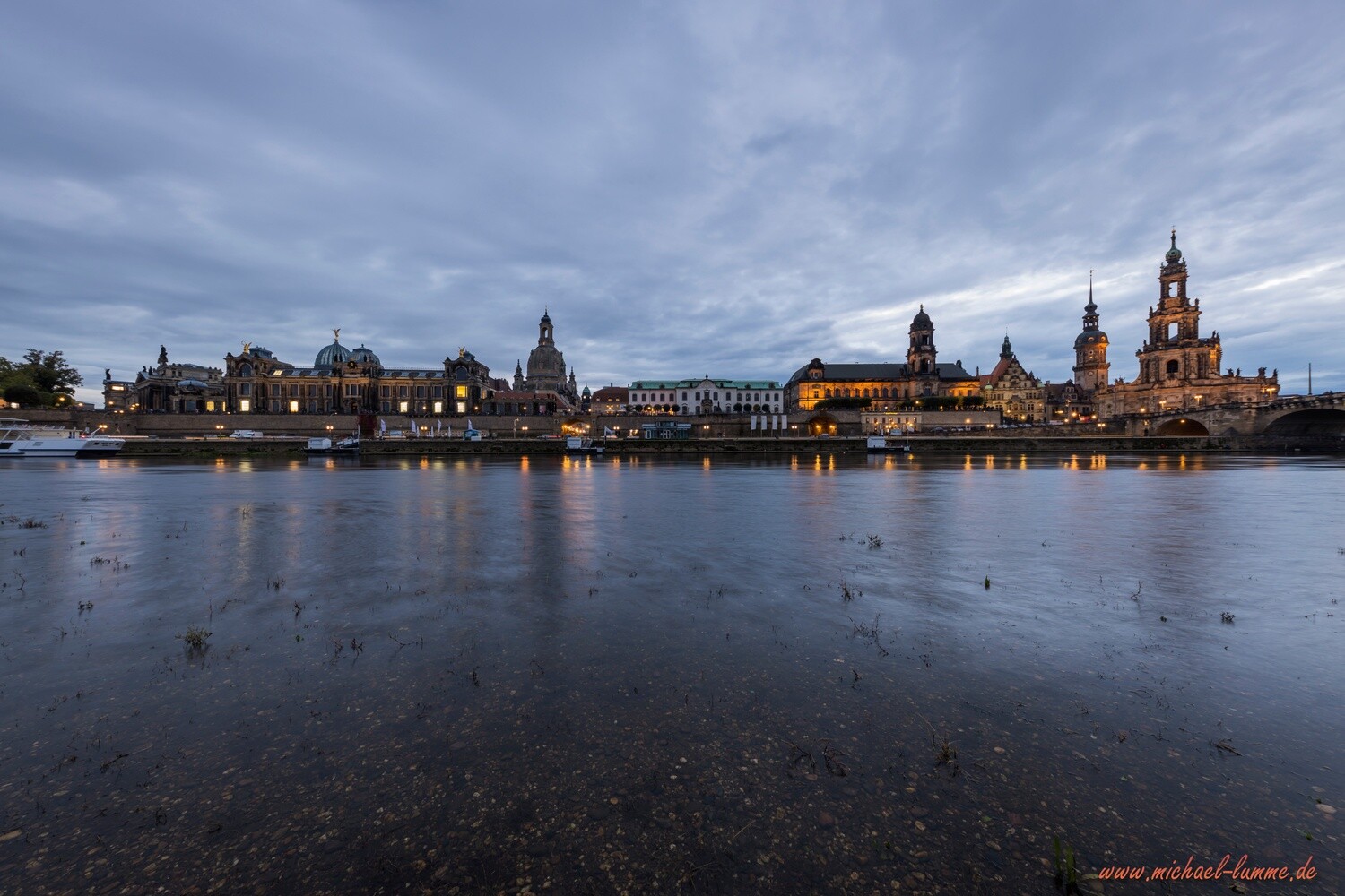 Die Skyline von Dresden