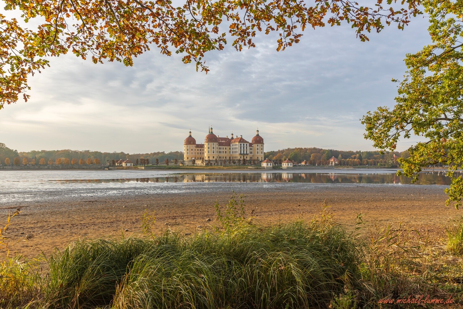 Herbst am Schloss Moritzburg