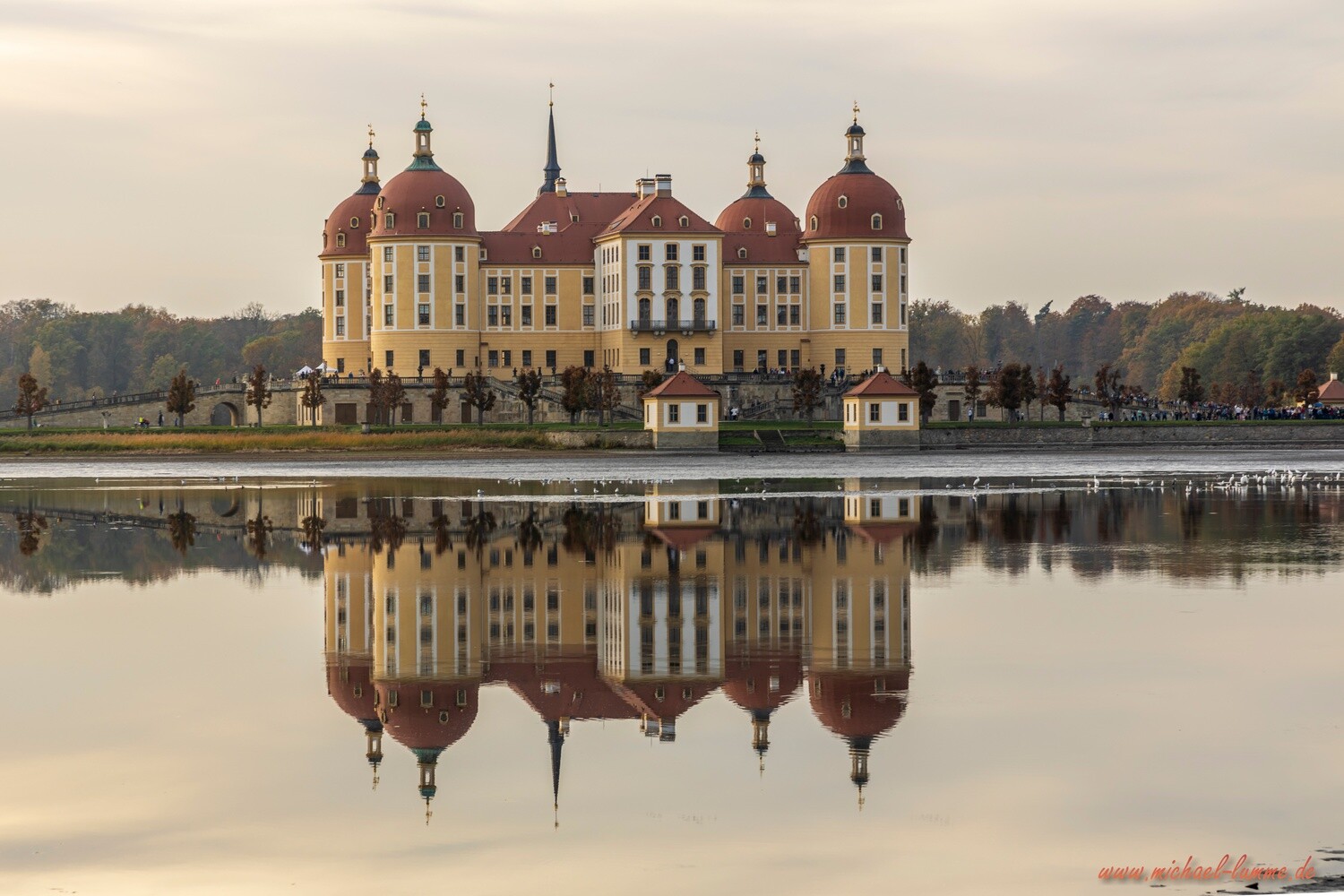 Herbst am Schloss Moritzburg