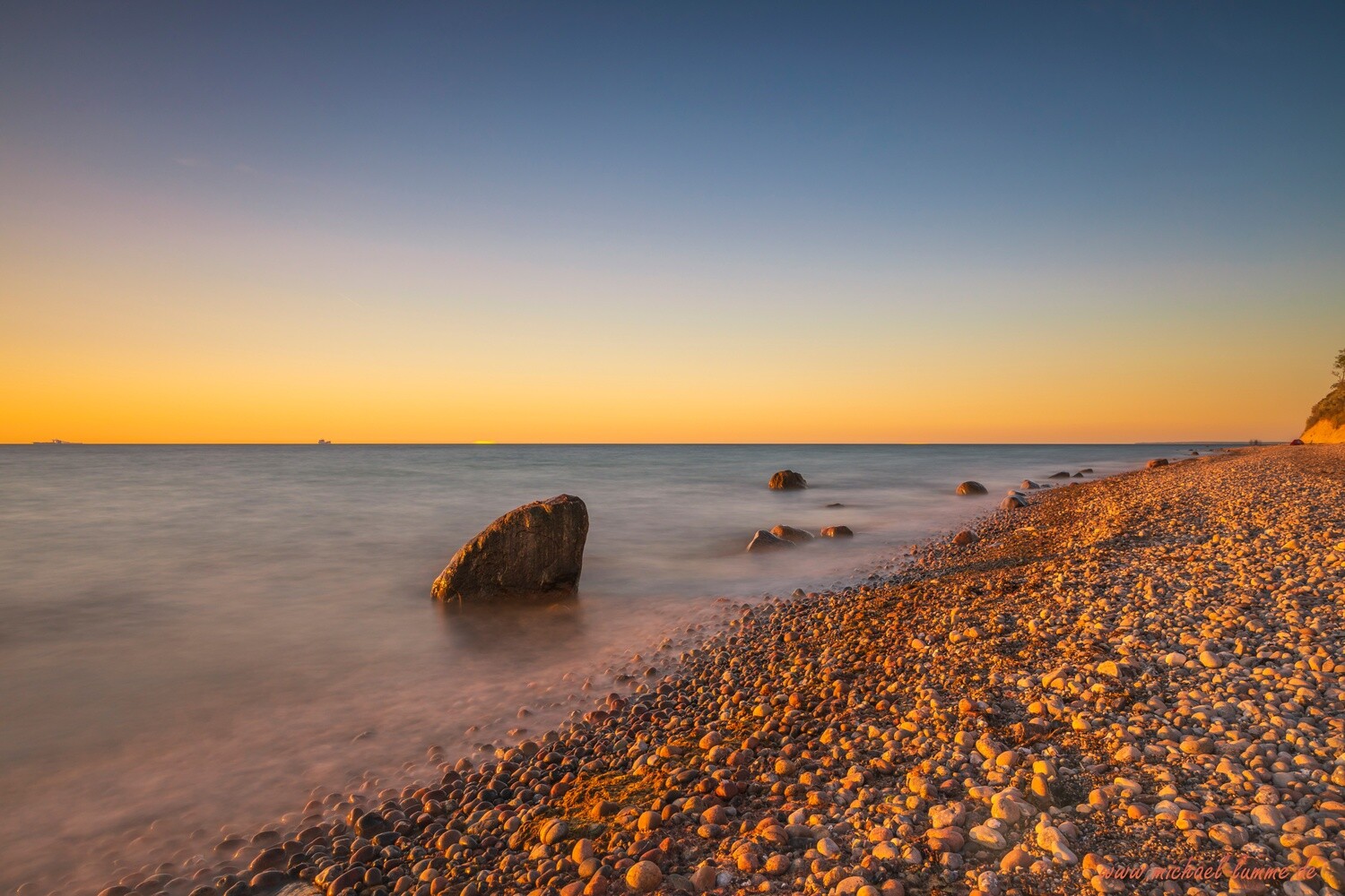 Sonnenuntergang am Strand von Elmenhorst