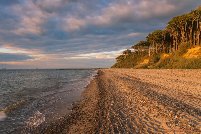 Sonnenuntergang am Strand von Nienhagen