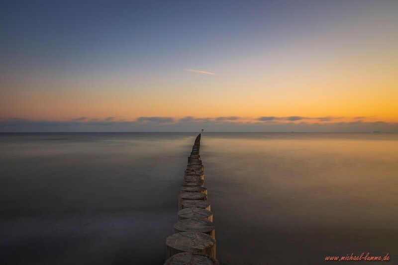 Sonnenaufgang am Strand von Nienhagen