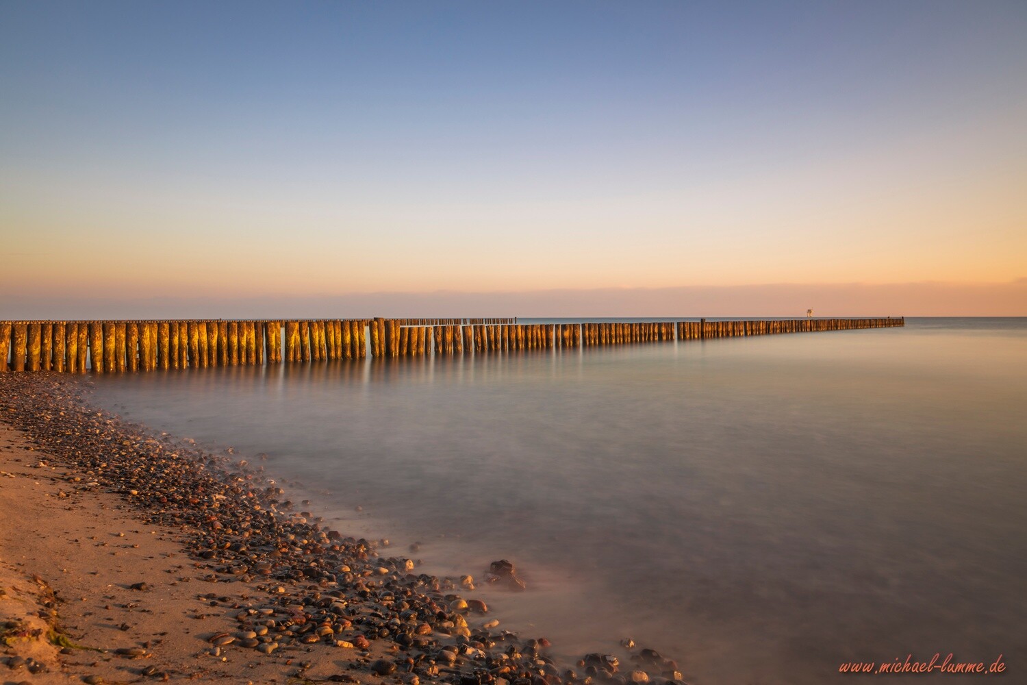 Sonnenaufgang am Strand von Nienhagen