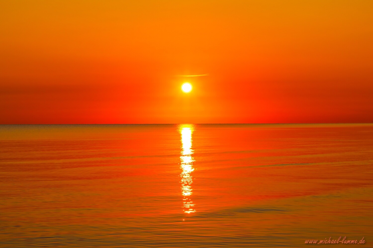 Sonnenaufgang am Strand von Prerow