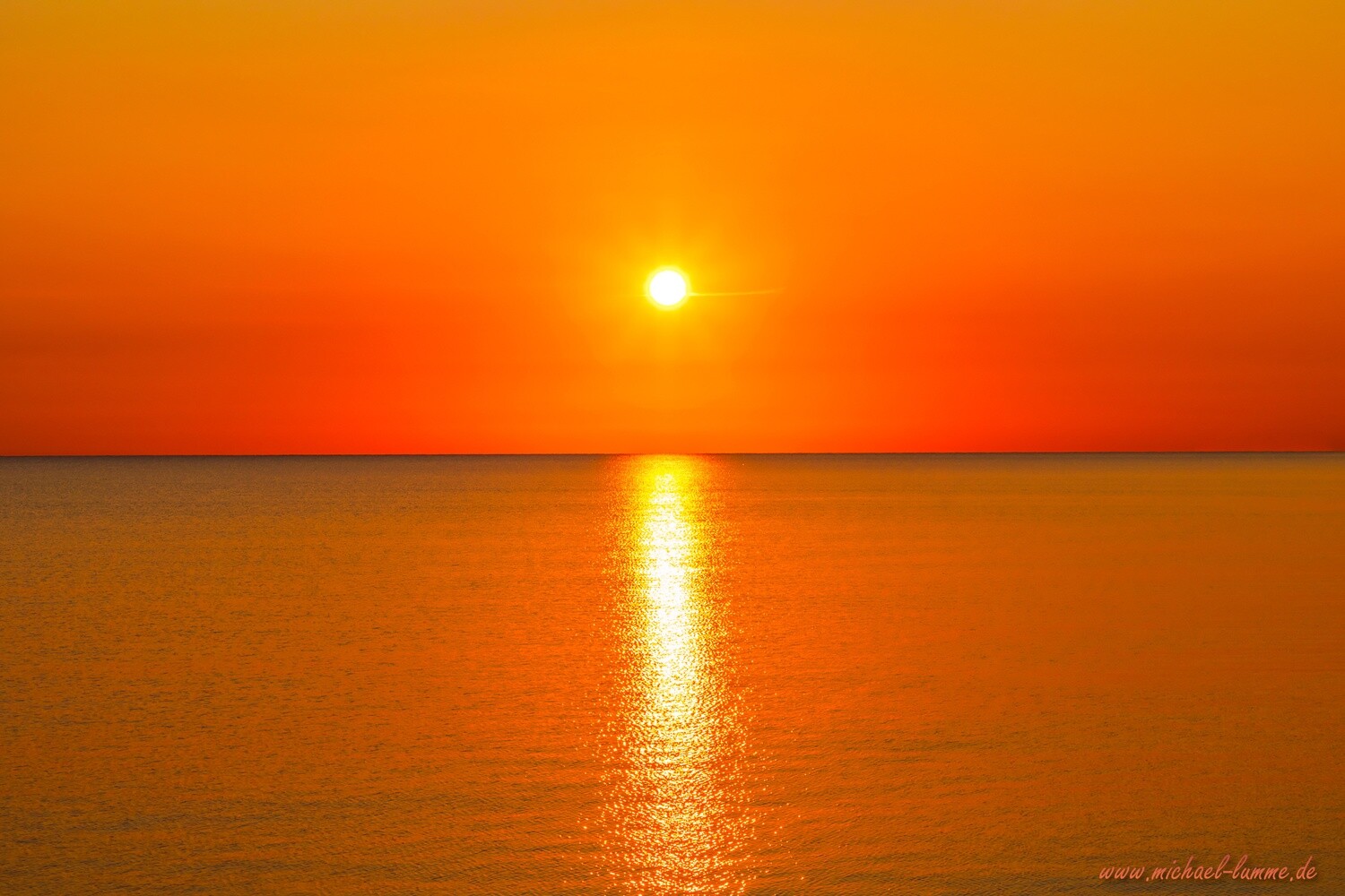 Sonnenaufgang am Strand von Prerow