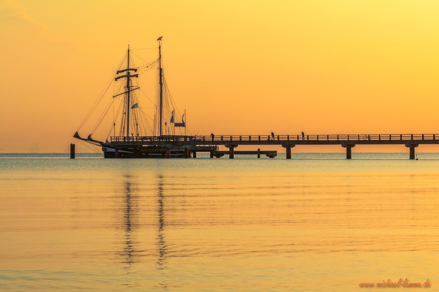 Sonnenaufgang am Strand von Prerow