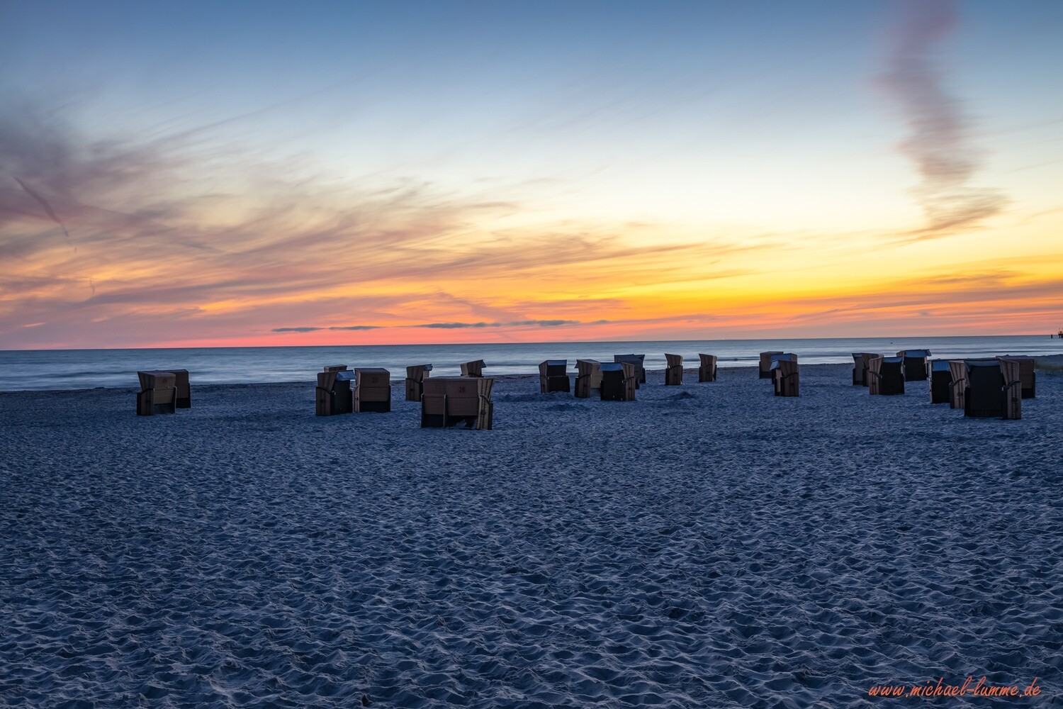 Sonnenaufgang am Strand von Prerow