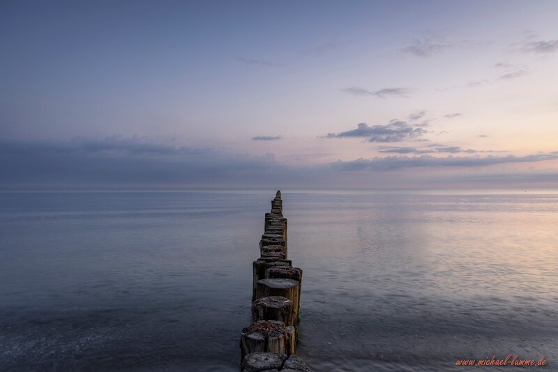 Sonnenaufgang am Strand von Zingst