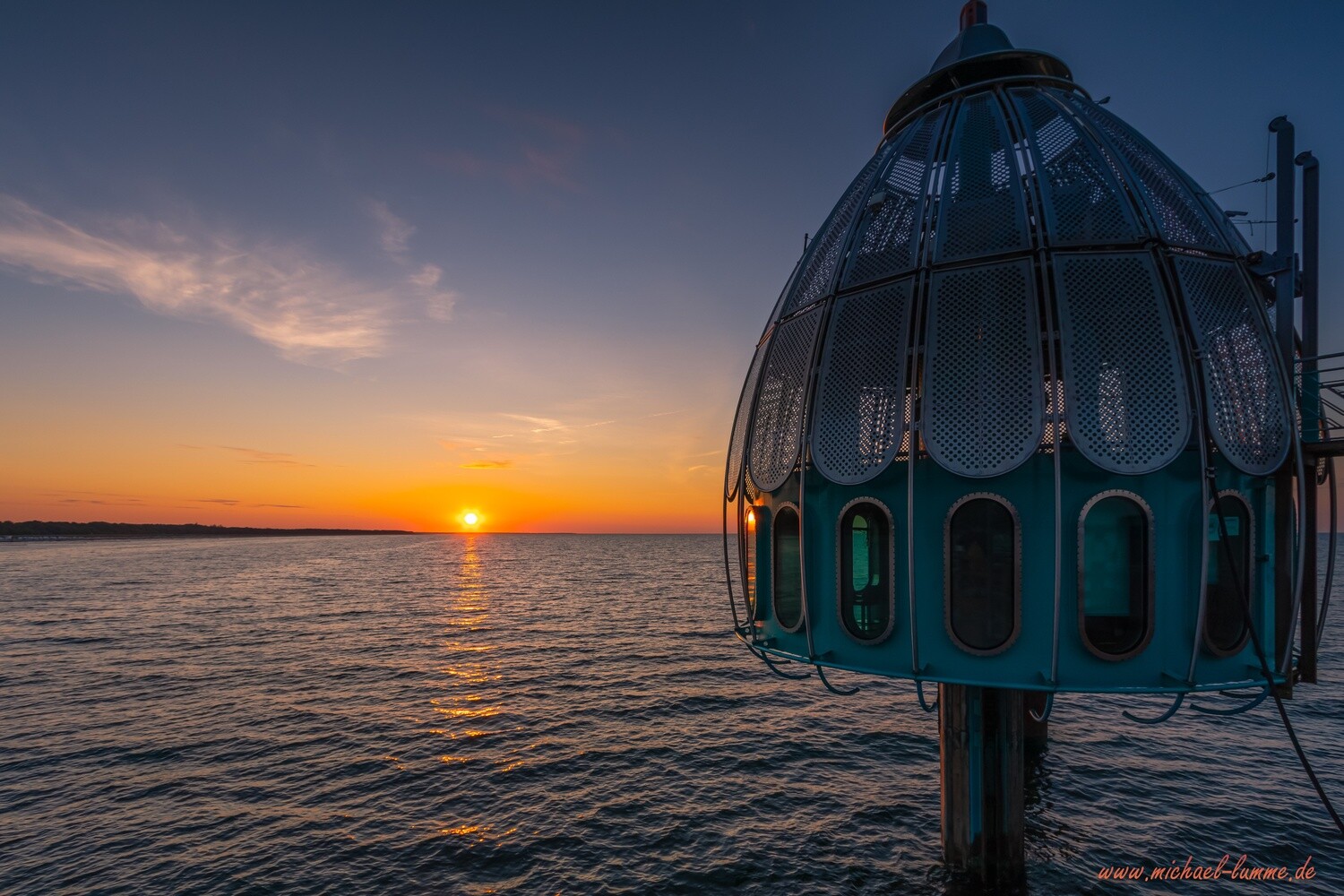Sonnenuntergang am Strand von Zingst