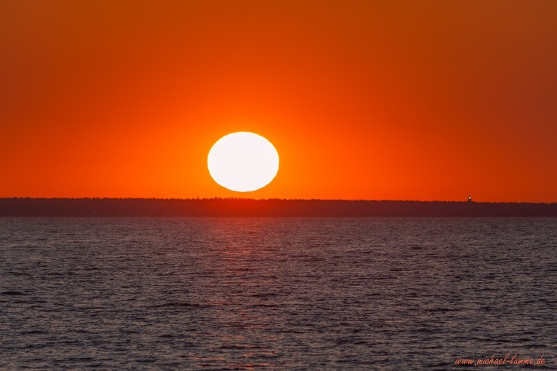 Sonnenuntergang am Strand von Zingst