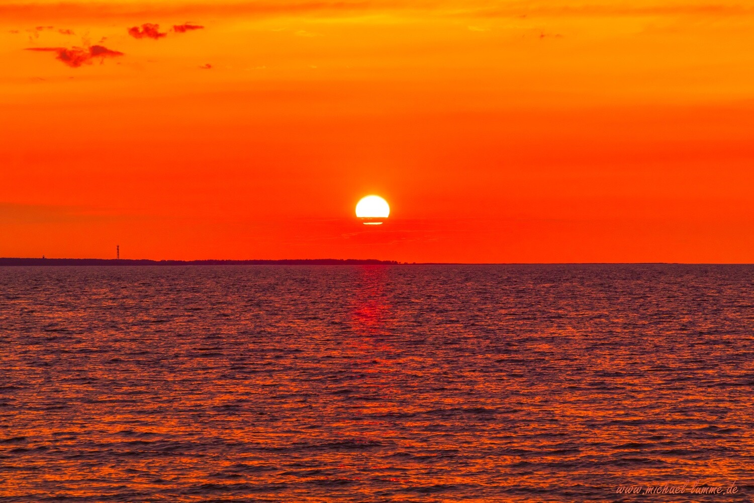 Sonnenuntergang am Strand von Zingst