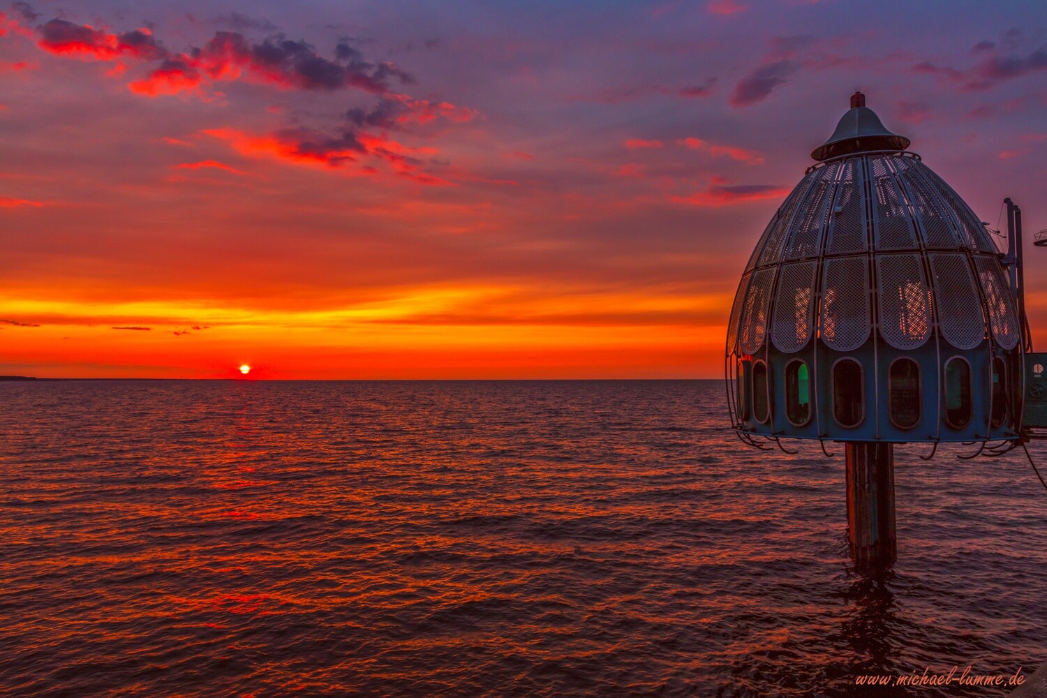 Sonnenuntergang am Strand von Zingst