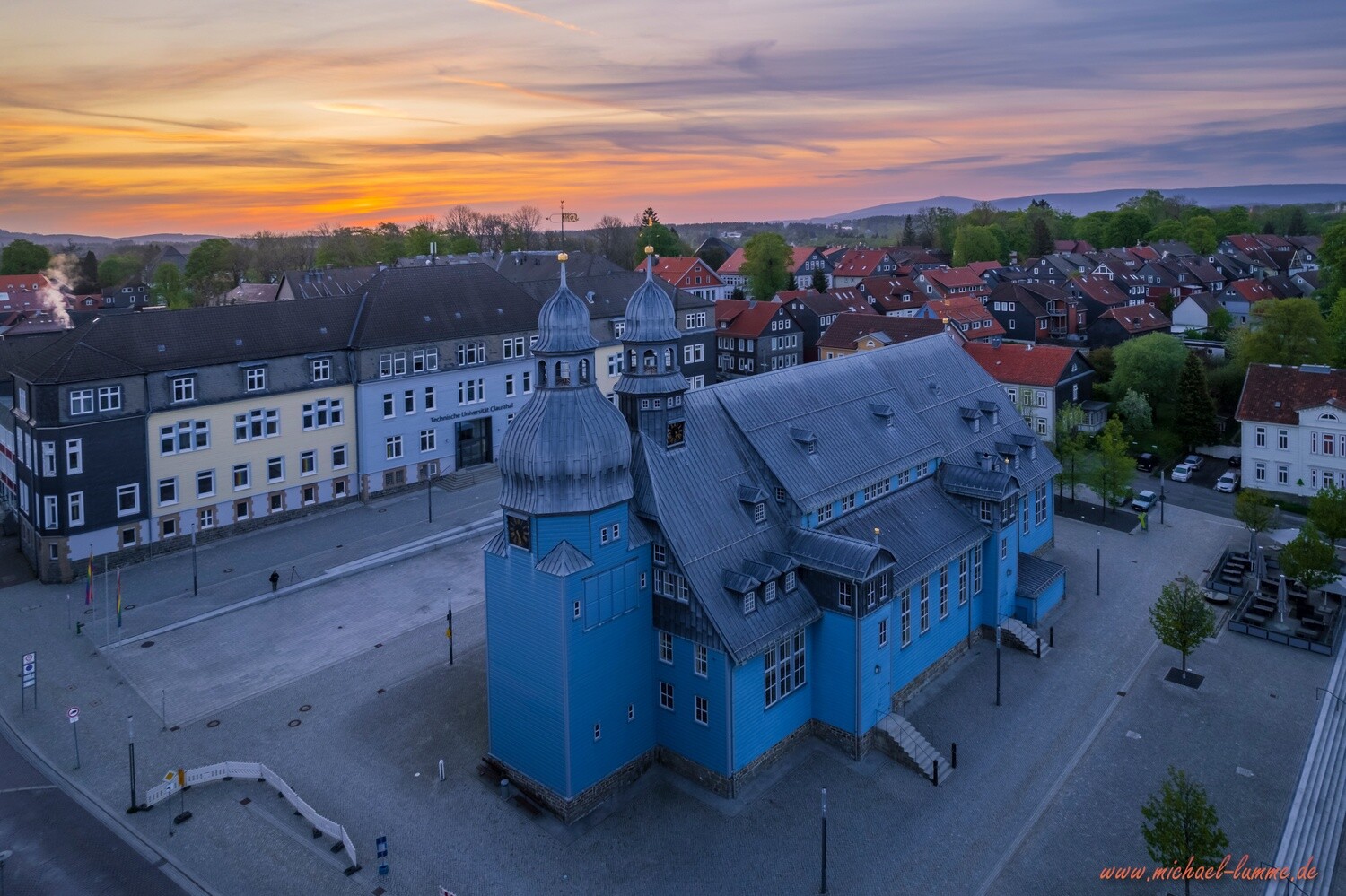 Clausthal-Zellerfeld von Oben