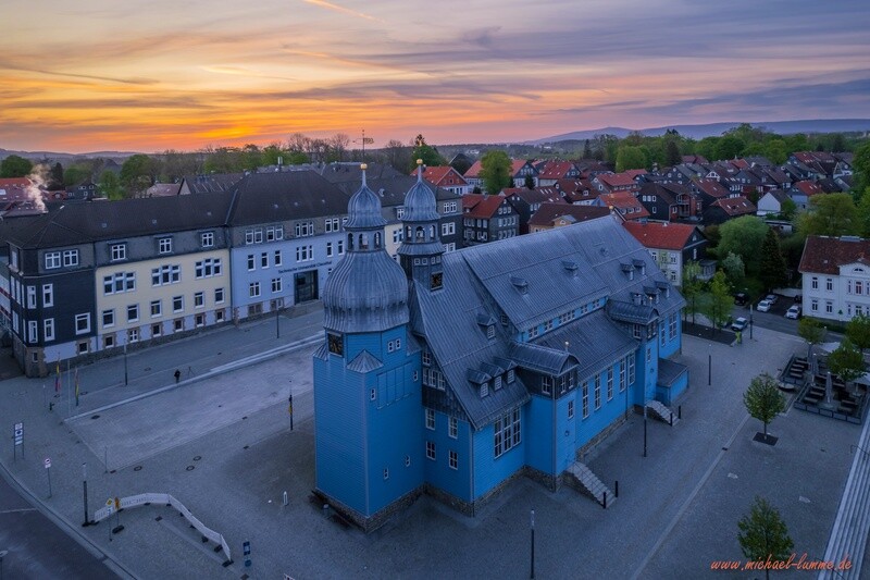 Clausthal-Zellerfeld von Oben
