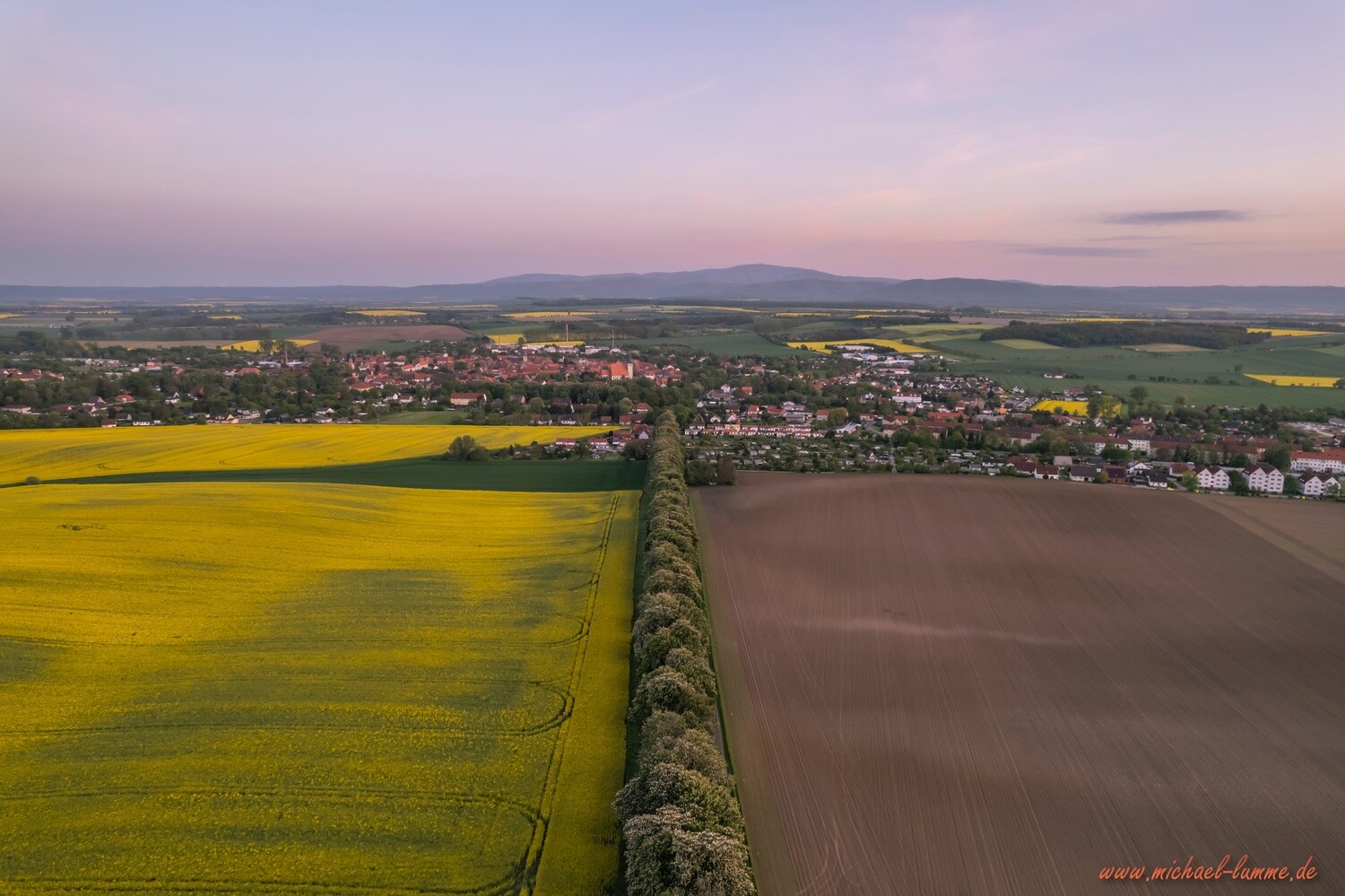 Aussicht vom Bismarckturm in Osterwieck