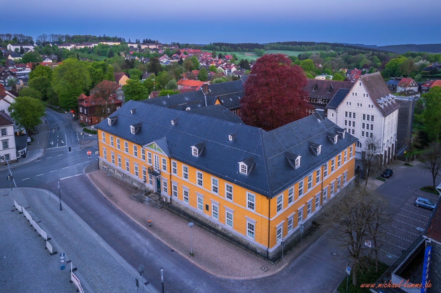 Clausthal-Zellerfeld von Oben